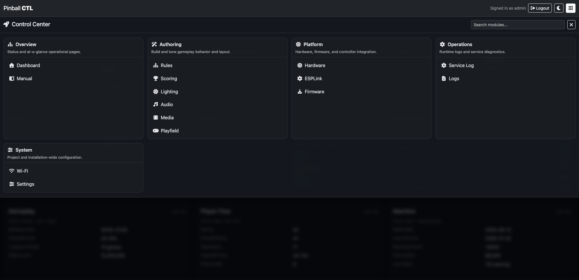 Recently visited pages